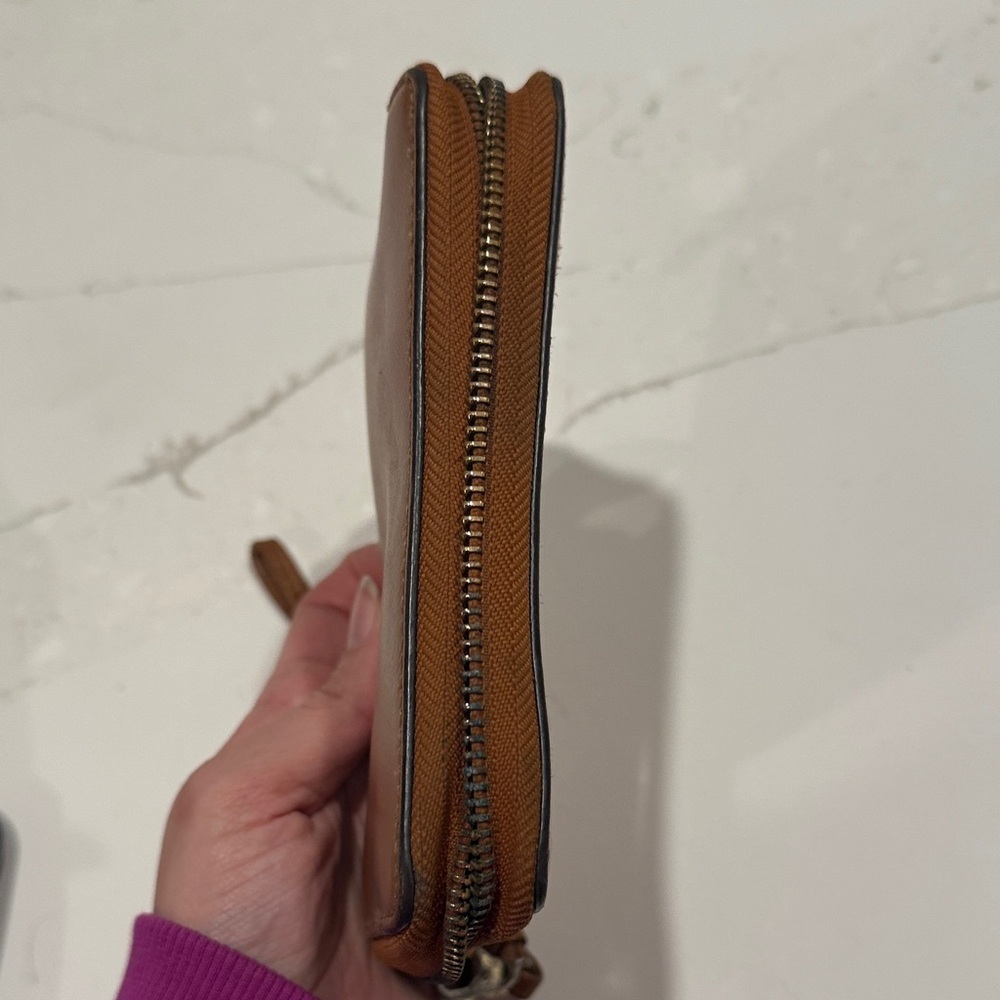Tory Burch Brown Wristlet Clutch - Picture 3 of 7
